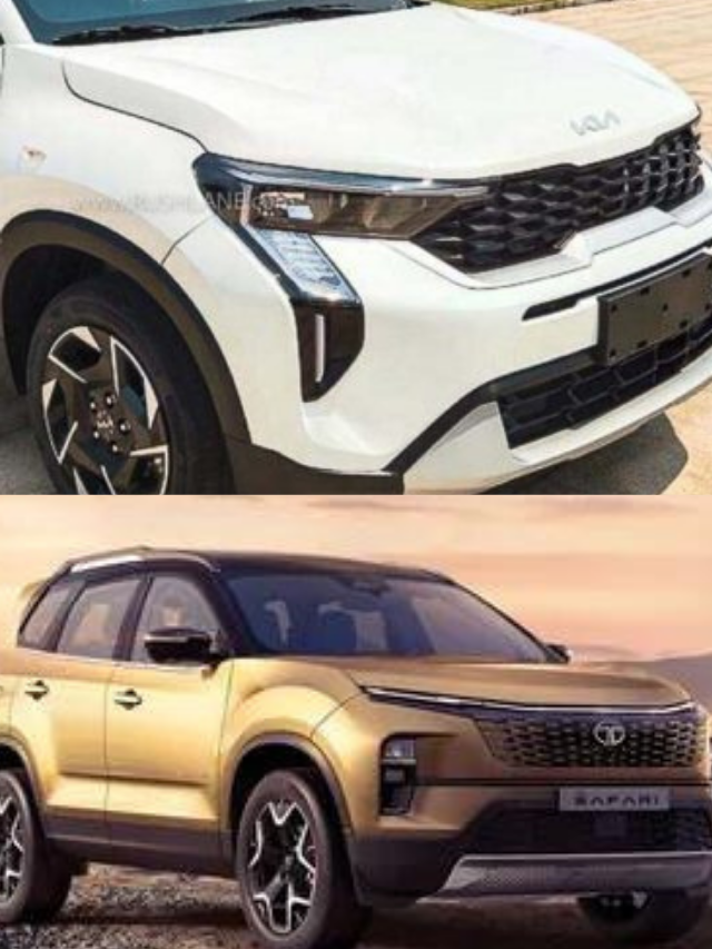 Kia Sonet Facelift vs Tata Safari Facelift First Looks