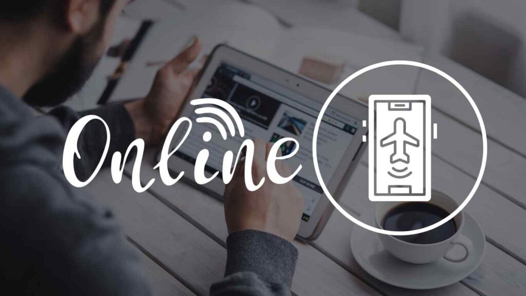 Run Internet in Airplane Mode:
